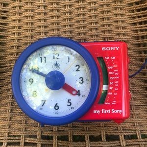 Vintage My First Sony Alarm clock